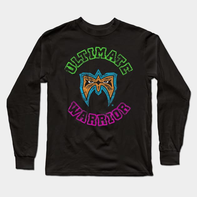 Ultimate Warrior & Mask Neoo Long Sleeve T-Shirt by Holman
